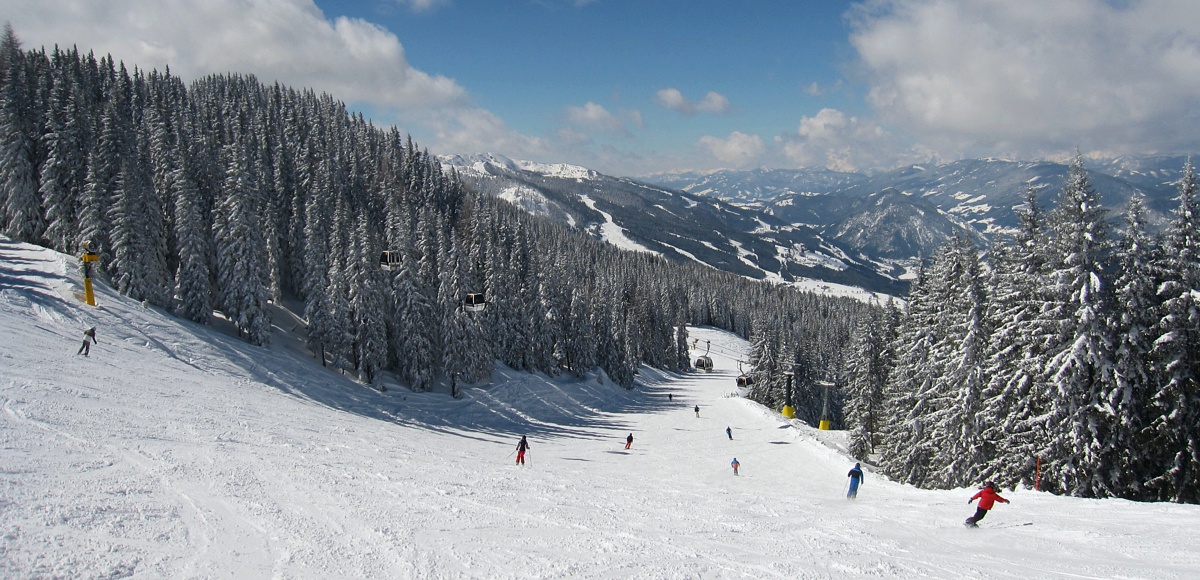 Skifahren auf der Planai